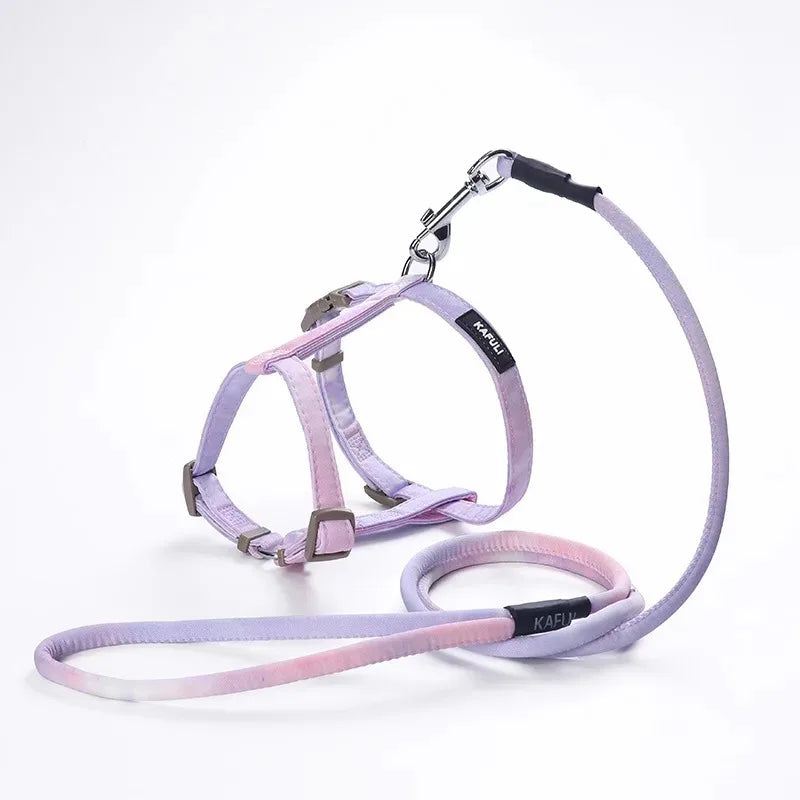 Cats Pet Products Kitten Accessories Harness Pets Goods Collar Harness Leash Things Breast-band Supplies Kittens For Cat Home