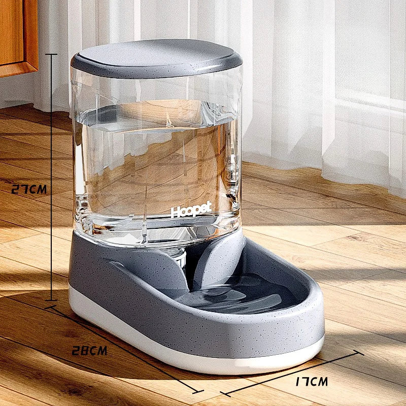HOOPET Feeding Drinker Large Capacity Automatic Pet Supplies Wet Dry Dog Cat Feeder Drinking Bowl Dog Food Bowl Pet Supplies