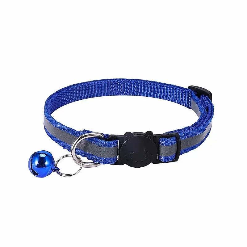 Reflective Cats Bells Collars Adjustable Dog Leash Pet Collar for Cats and Small Dogs Pet Supplies