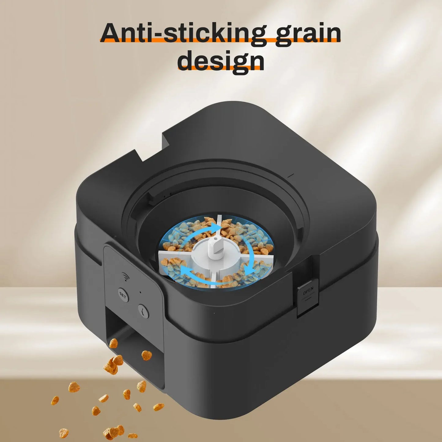 Smart Pet Feeder Automatic Cat Dog Food Dispenser, Timed Feeder with Programmable Portion Control, Slow Eat Bowl for Small Dogs