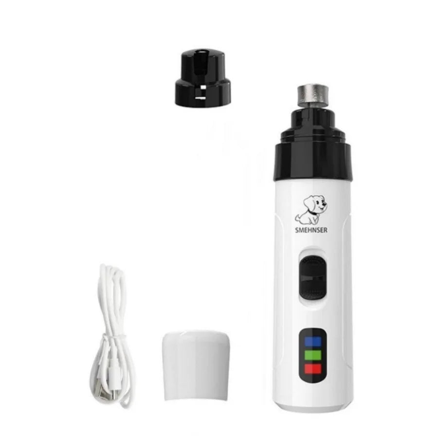 Rechargeable Dog Nail Grinders USB Charging Pet Nail Clippers Electric Dog Cat Paws Nail Grinder Grooming Trimmer Tools