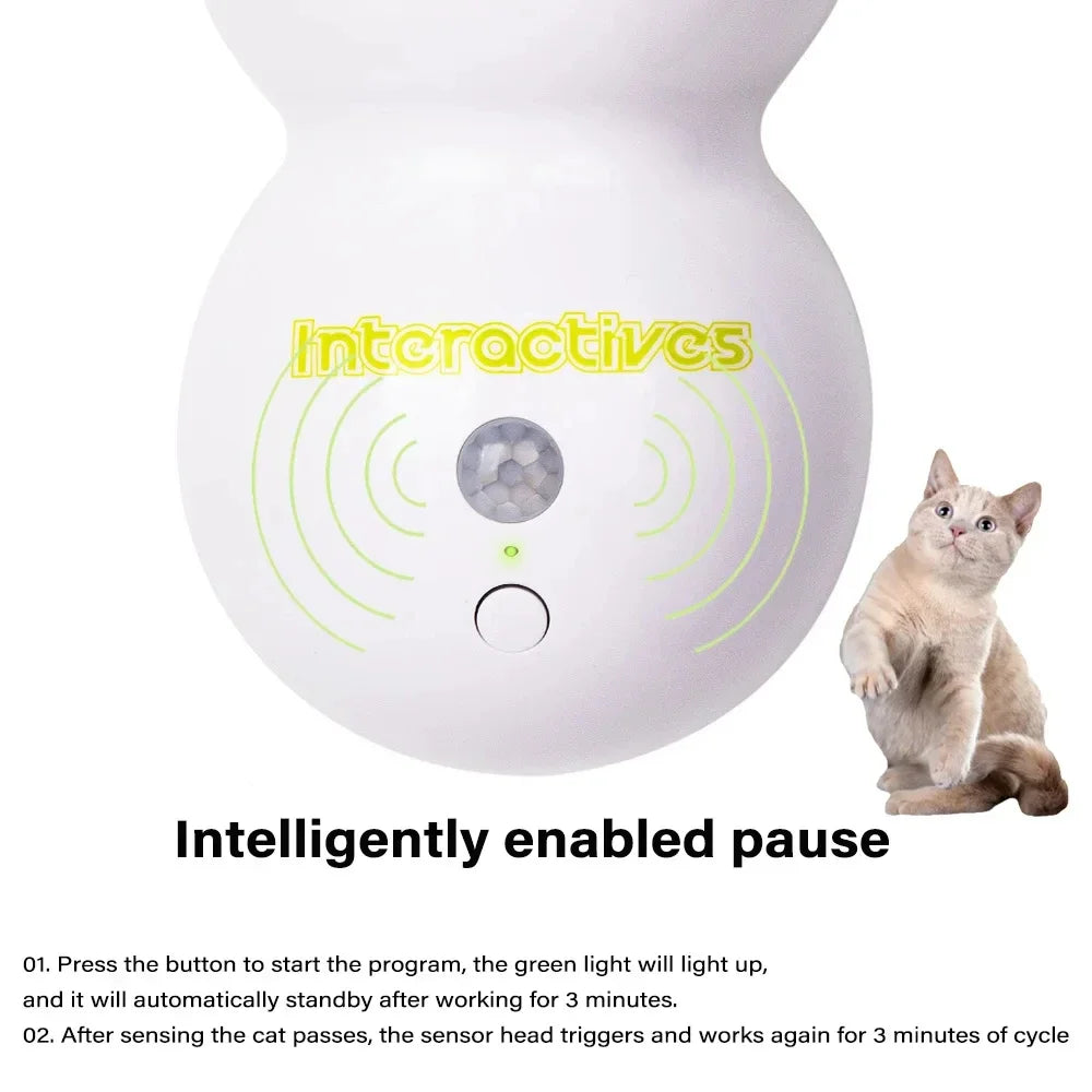 Caterpillar intelligent sensing cat toy suction cup electric self entertaining and entertaining toy for cats, electric charging