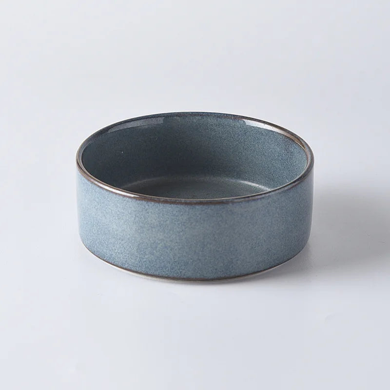 Cat Bowl Cat Food Bowl Ceramic Pet Food Water Feeder Small and Medium-sized Dogs Protection Spine Protection Rollover Prevention
