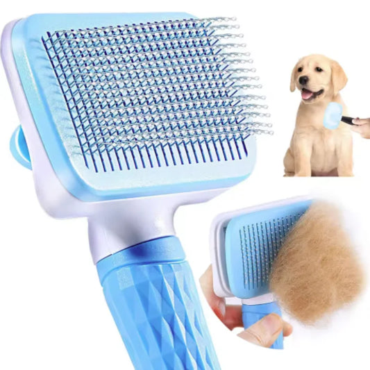 Pet Hair Remover Brush for Dogs And Cats Long Hair Grooming Comb Bath Cleaning Brush Essential Pet Supplies